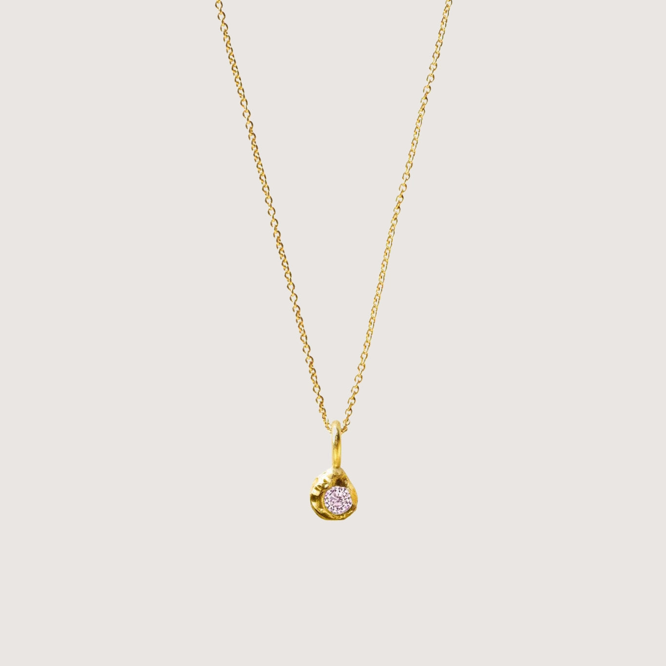 Palmira Necklace 0.10CT Pink Sapphire