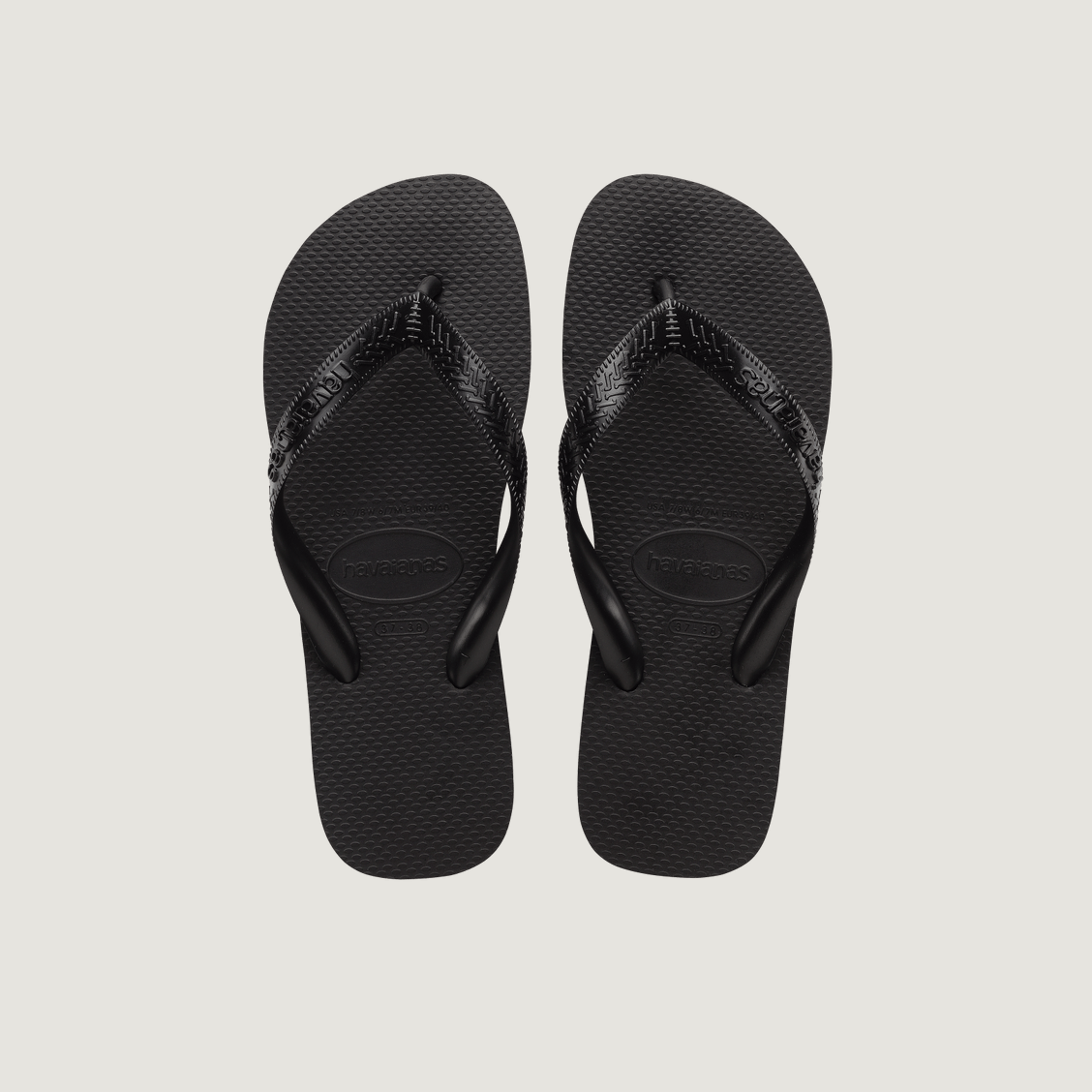 Top Flip Flops - Black