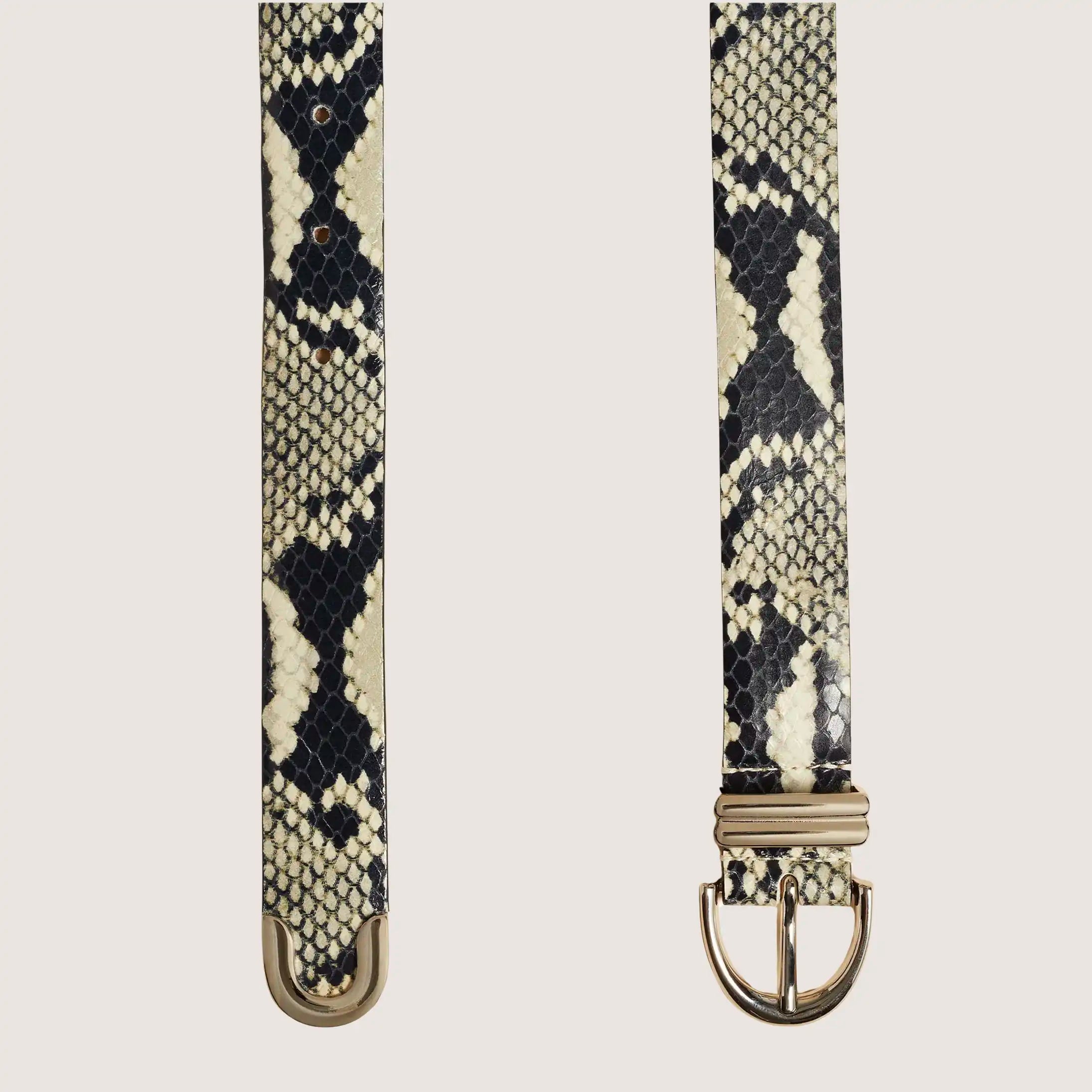 Bambi Skinny Belt - Silver Hardware