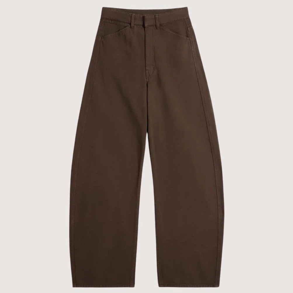 High Waisted Curved Pants