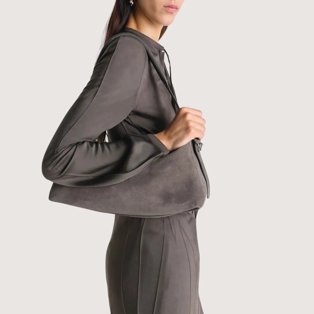 Belted Baguette Bag