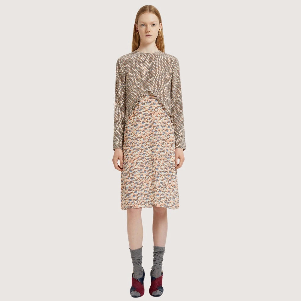 Silk Crepe Dress
