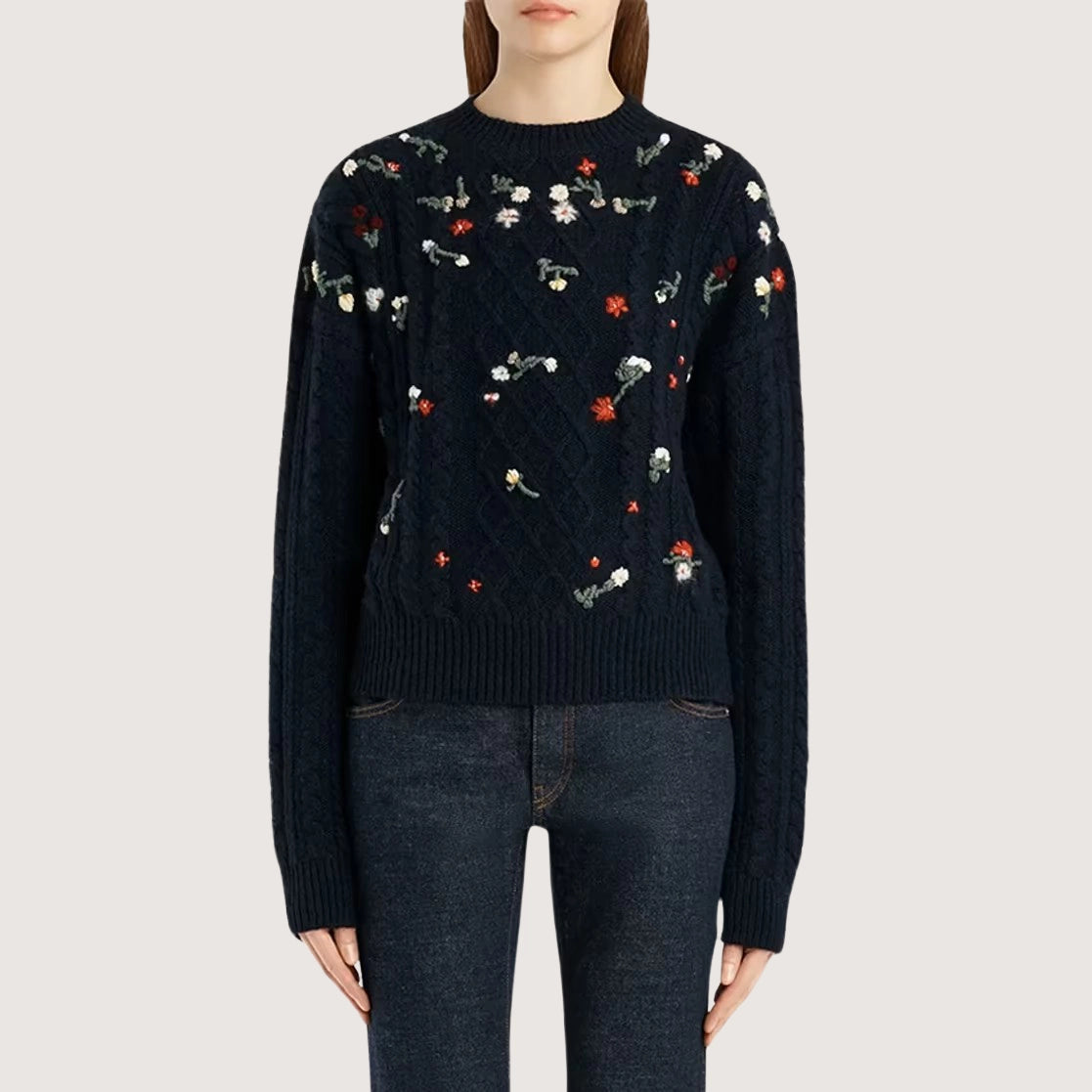 Elias Embroidery Sweater