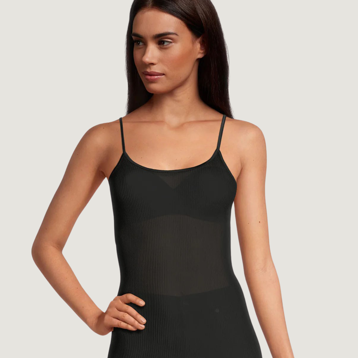 Silk Camisole Top With Satin Edging - 9450
