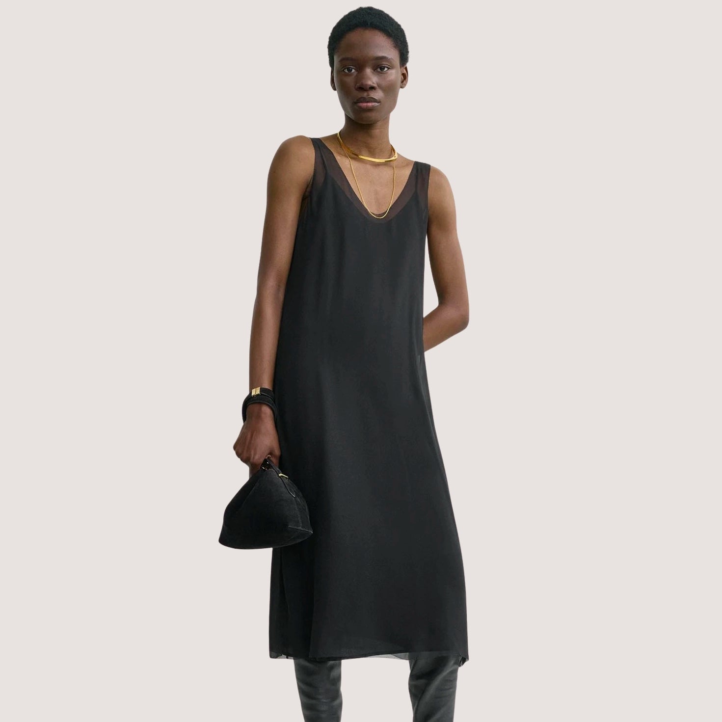 Chiffon Slip Dress