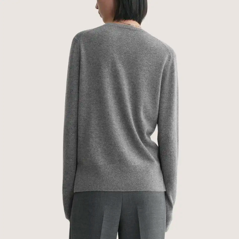 Crew Neck Cashmere Knit