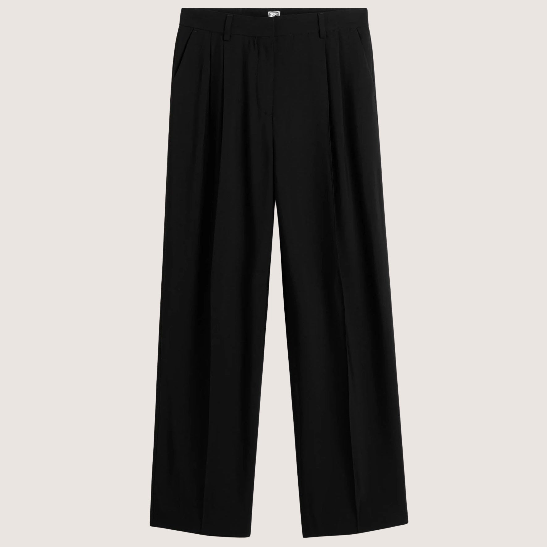 Double Pleat Straight Trouser