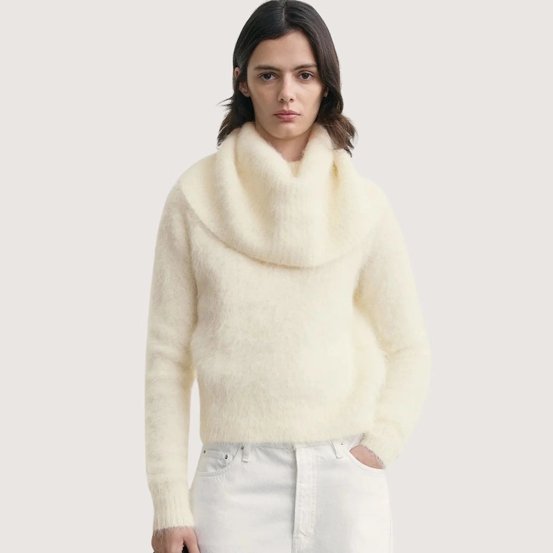 Funnel Alpaca-Blend Knit