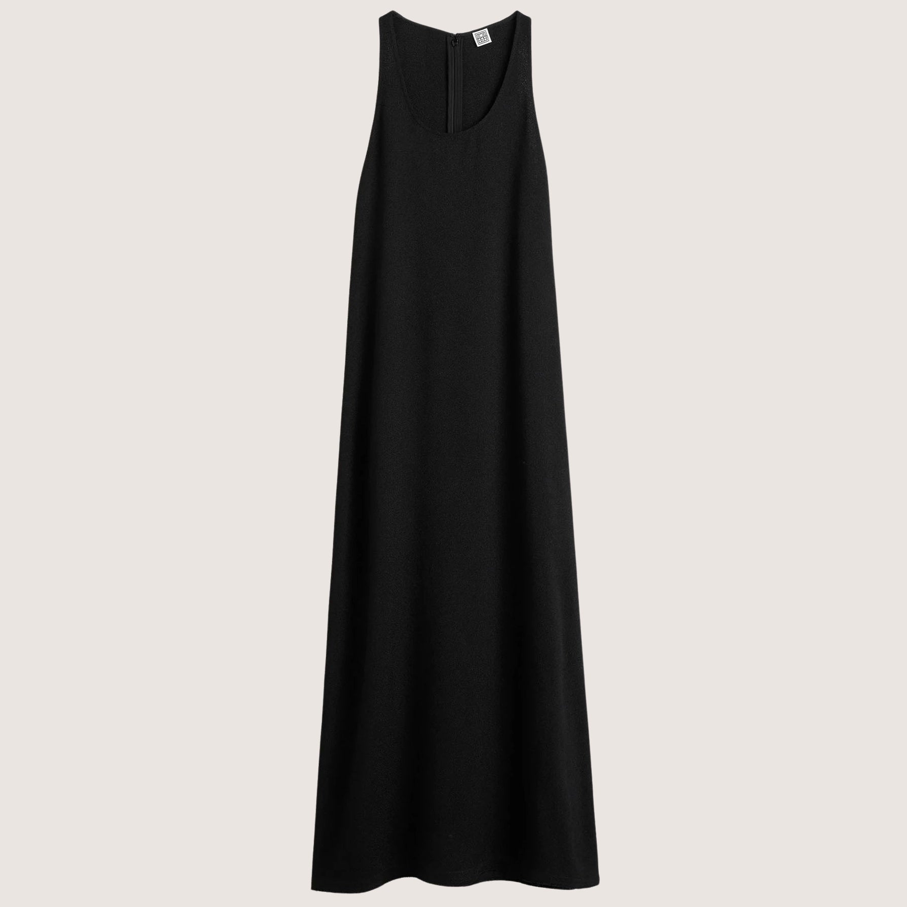 Scoop-Neck Sablé Dress
