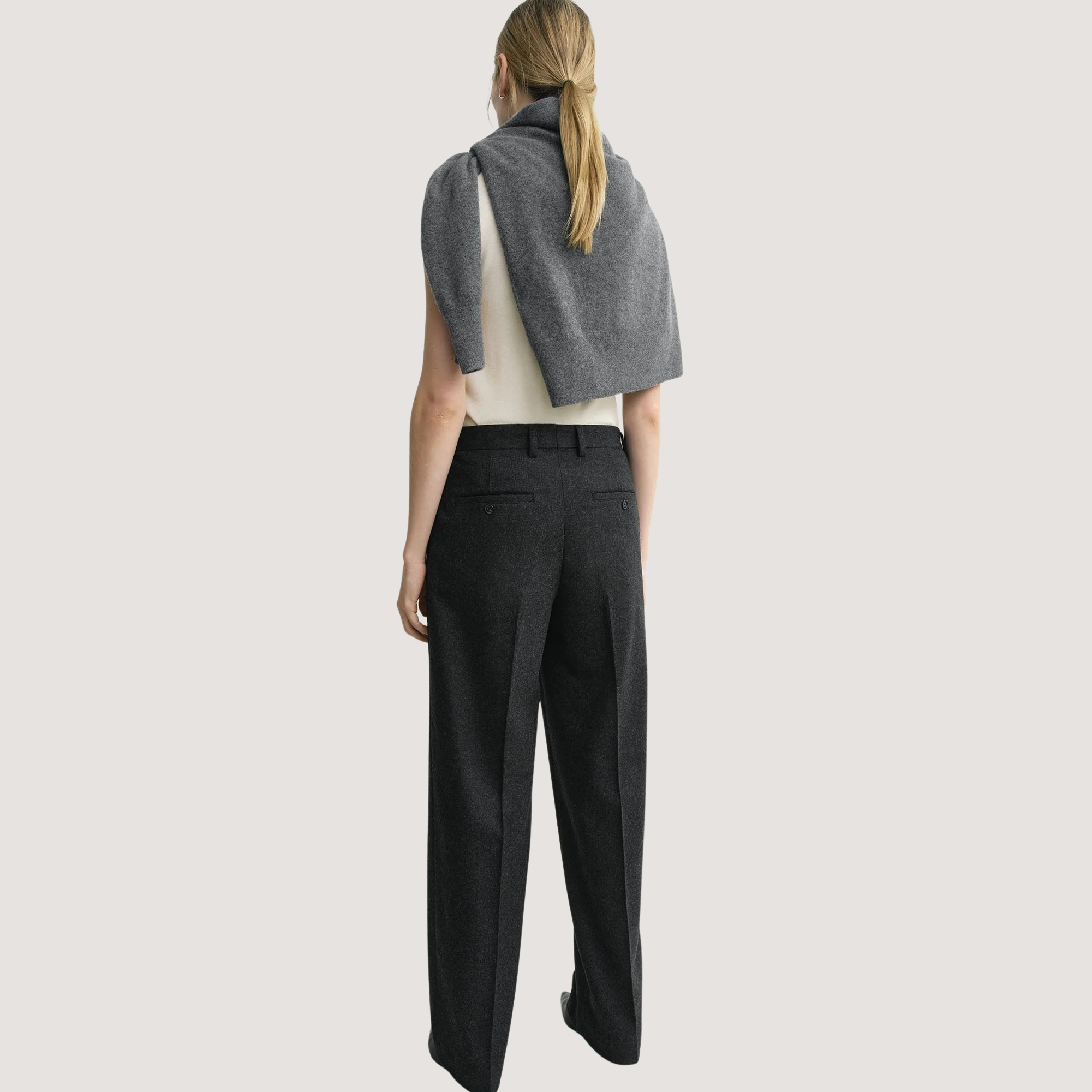 Double-Pleat Winter Trouser
