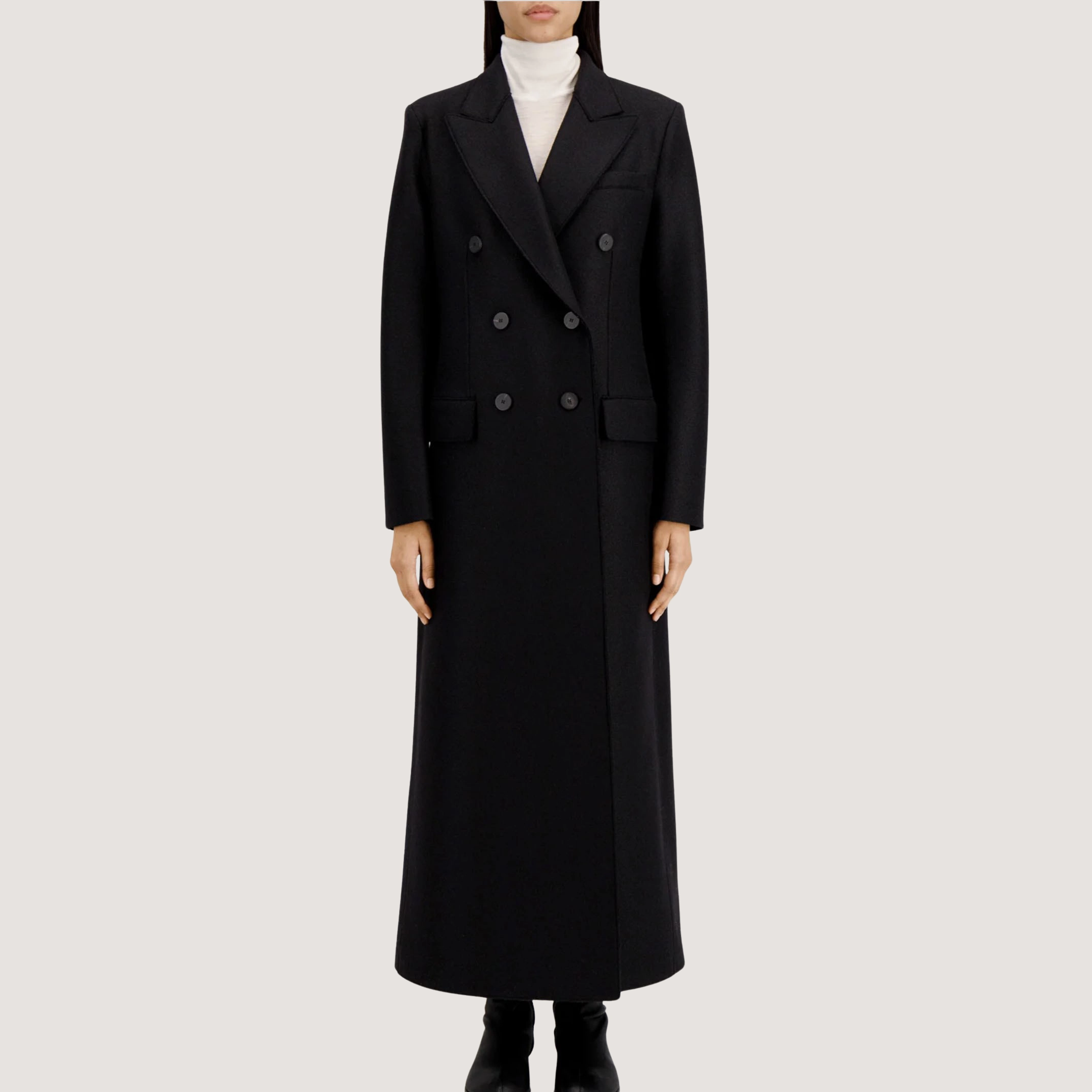 Long Double Breasted Coat