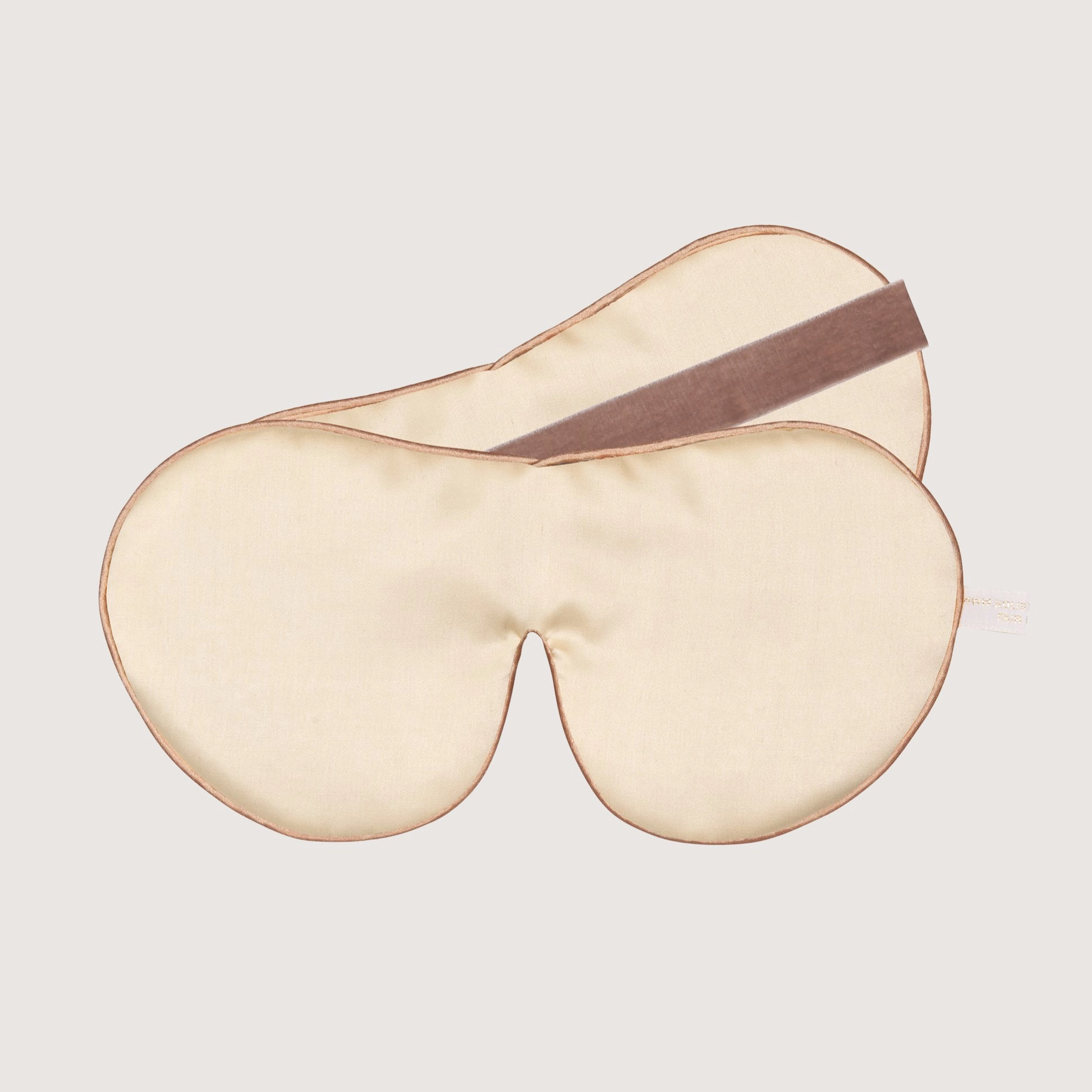 Silk Eye Mask - One Strap - Cream