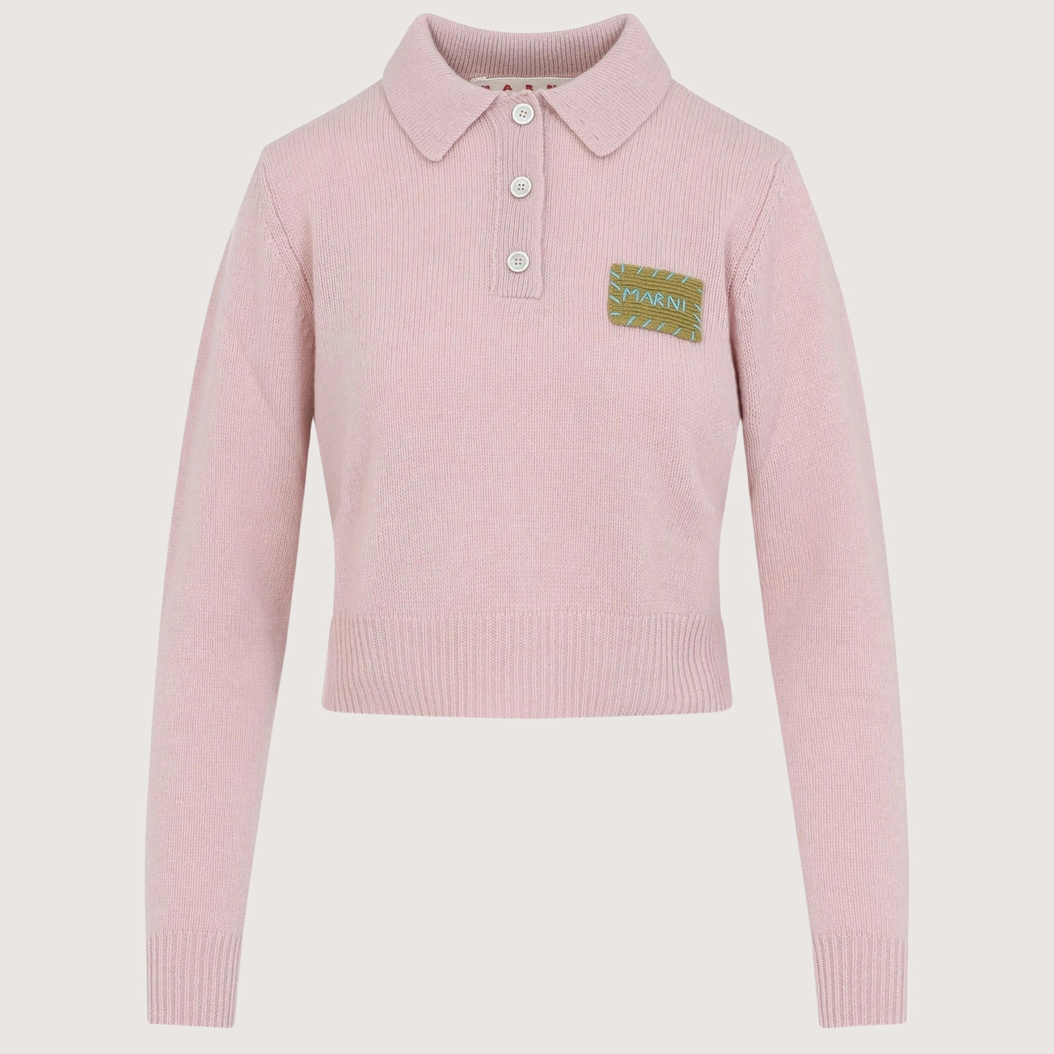 Knit LS Polo
