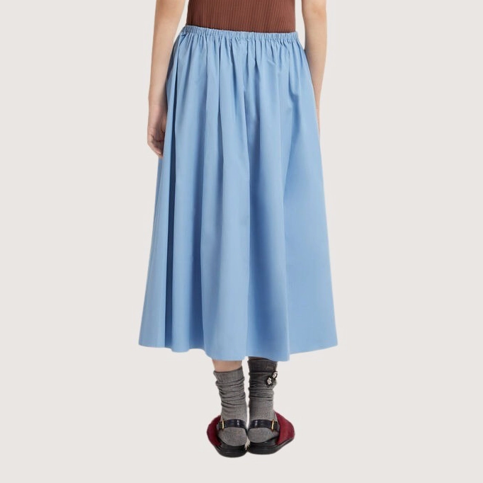 Organic Poplin Skirt