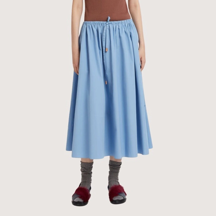 Organic Poplin Skirt